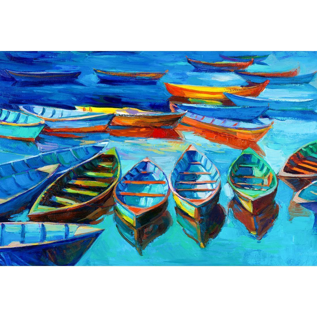 Stranded Row Boats - wallart-australia - Canvas