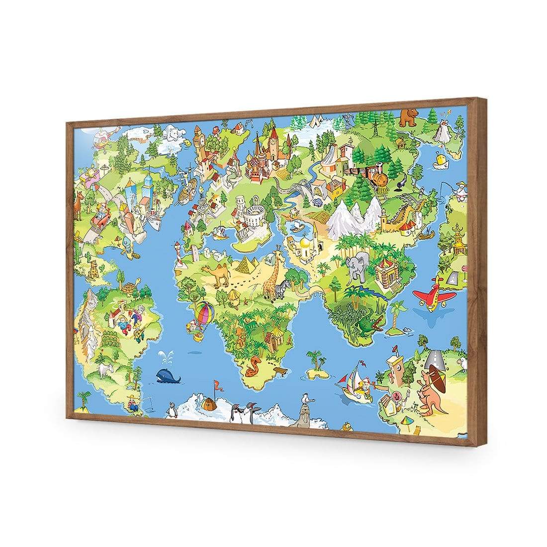 Children's World Map, Original