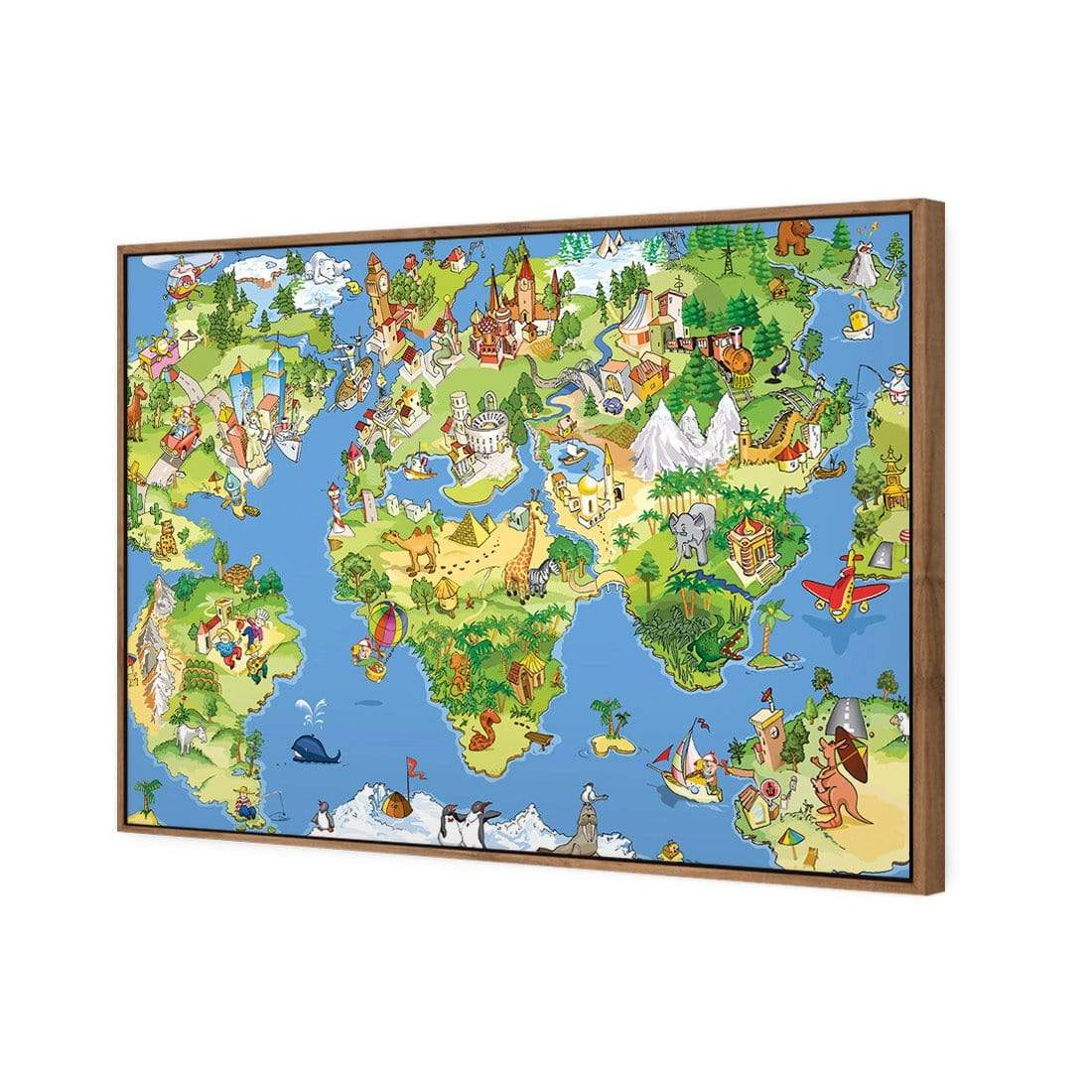 Children's World Map, Original