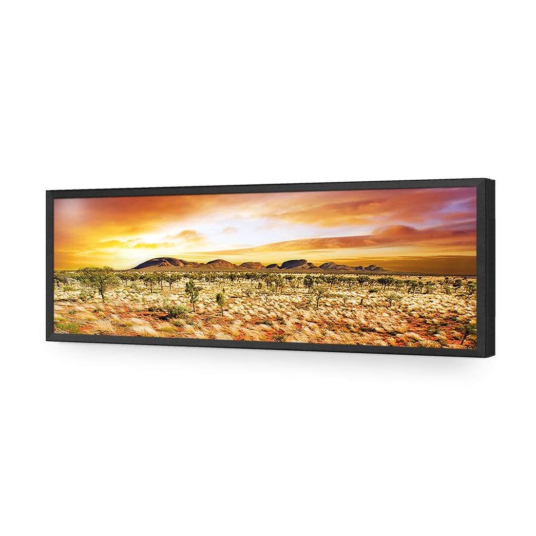 Australian Outback Sunset (long) - wallart-australia - Acrylic Glass No Border