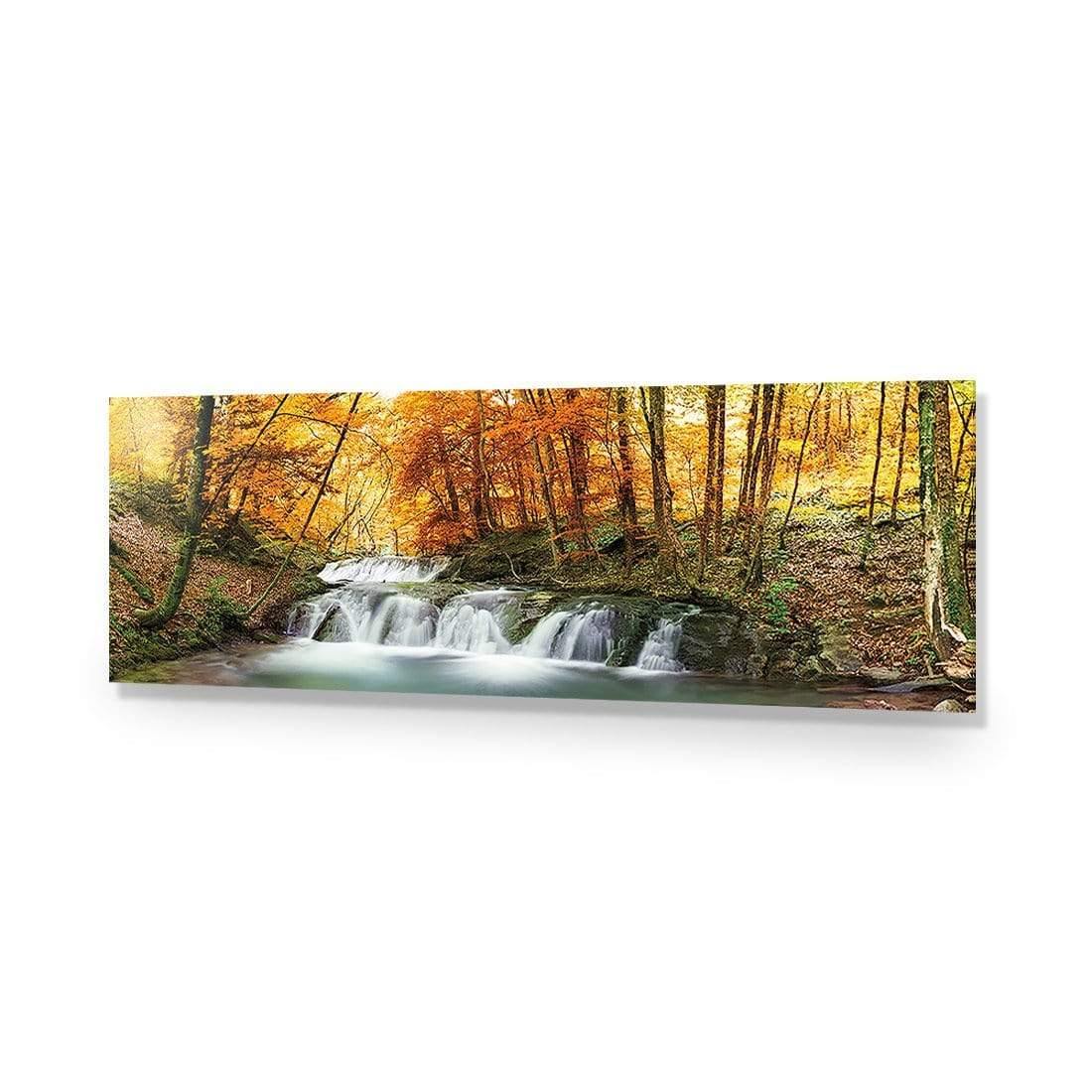 Autumn Waterfalls (long) - wallart-australia - Acrylic Glass No Border