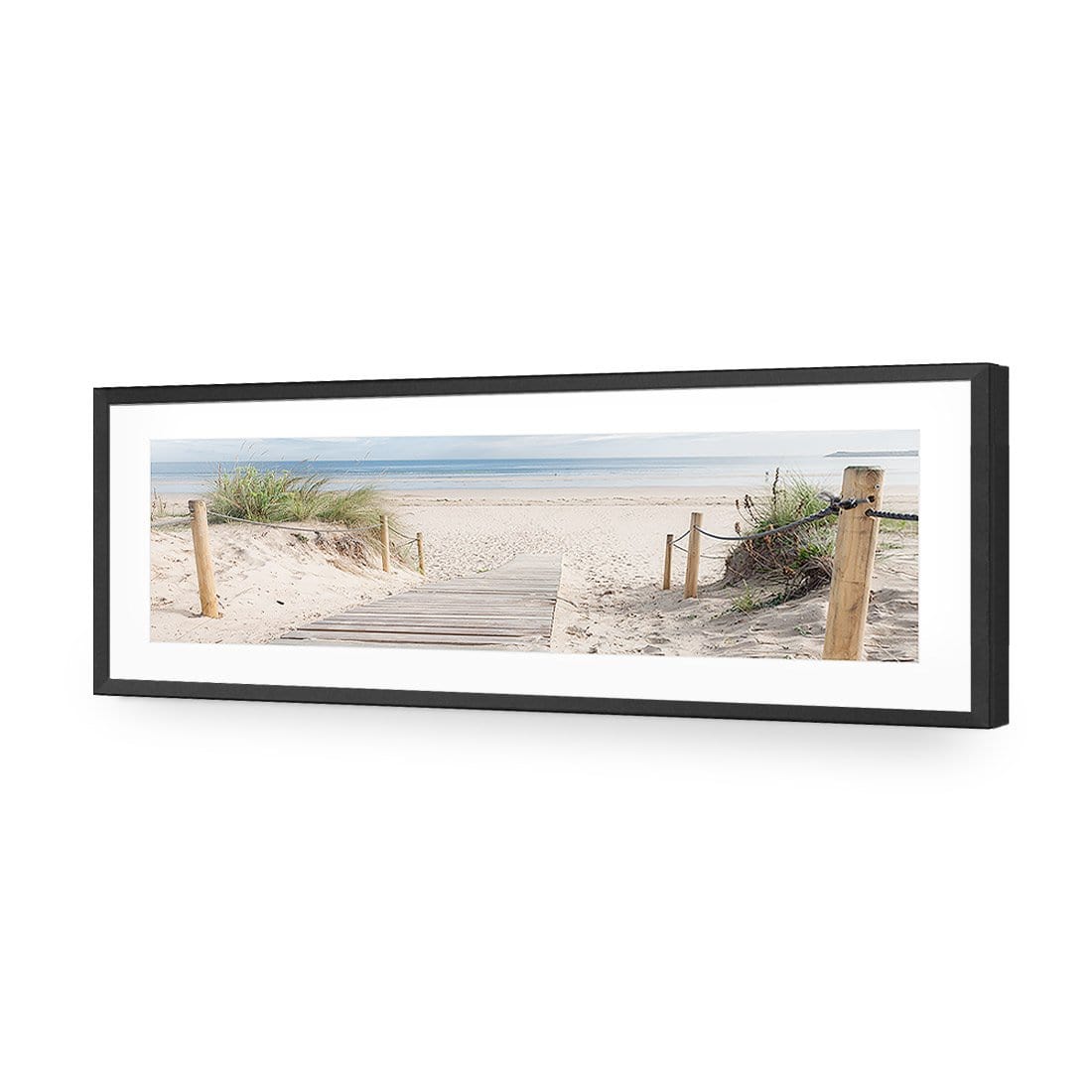 Beach Path (Long) - wallart-australia - Acrylic Glass With Border