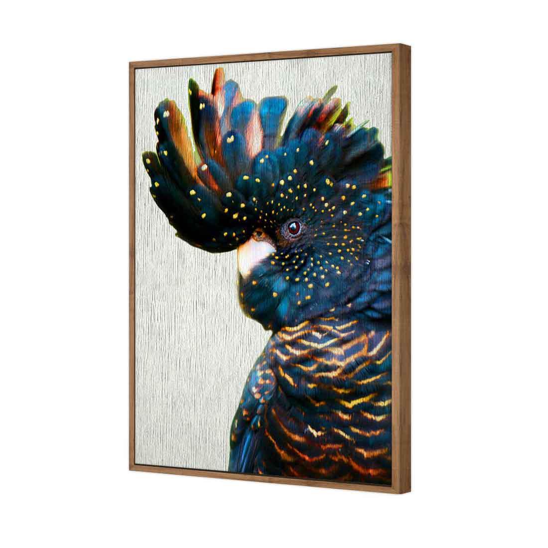 Black Cockatoo Side, Paper - wallart-australia - Canvas