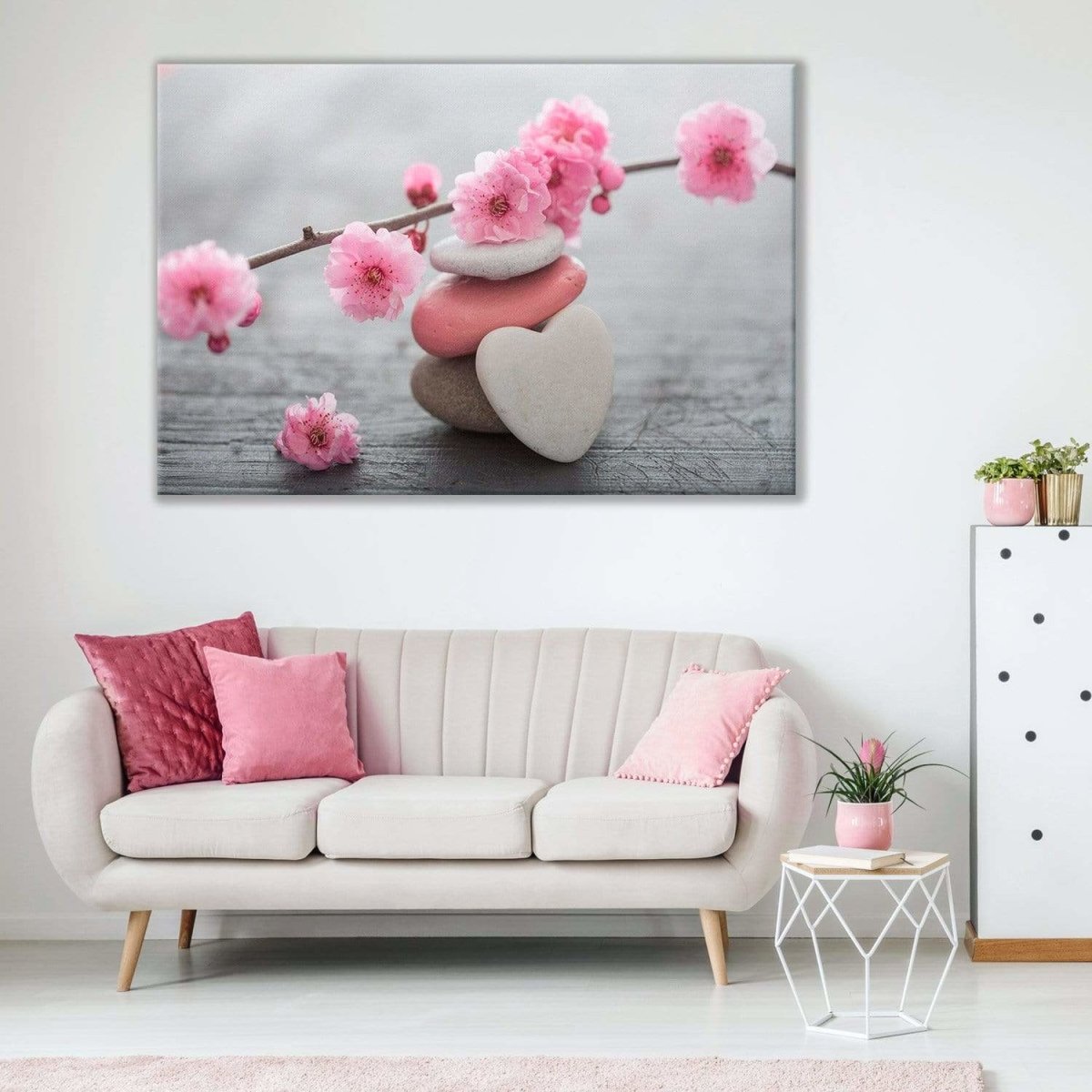 Blossom Stones - wallart-australia - Canvas