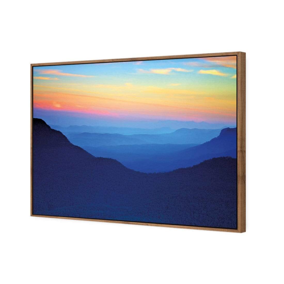 Blue Mountain Sunset - wallart-australia - Canvas