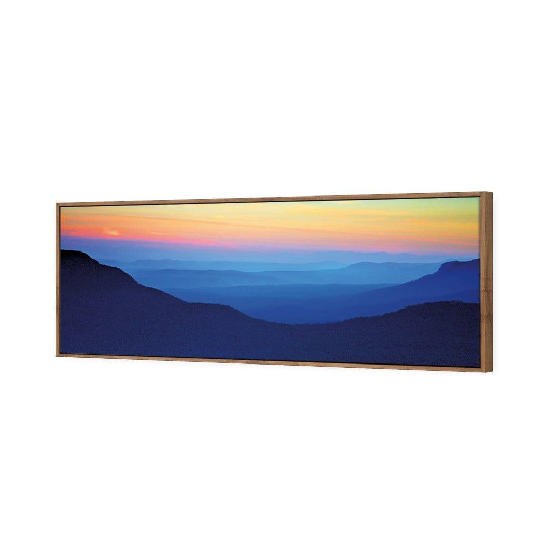 Blue Mountain Sunset, Original (Long) - wallart-australia - Canvas