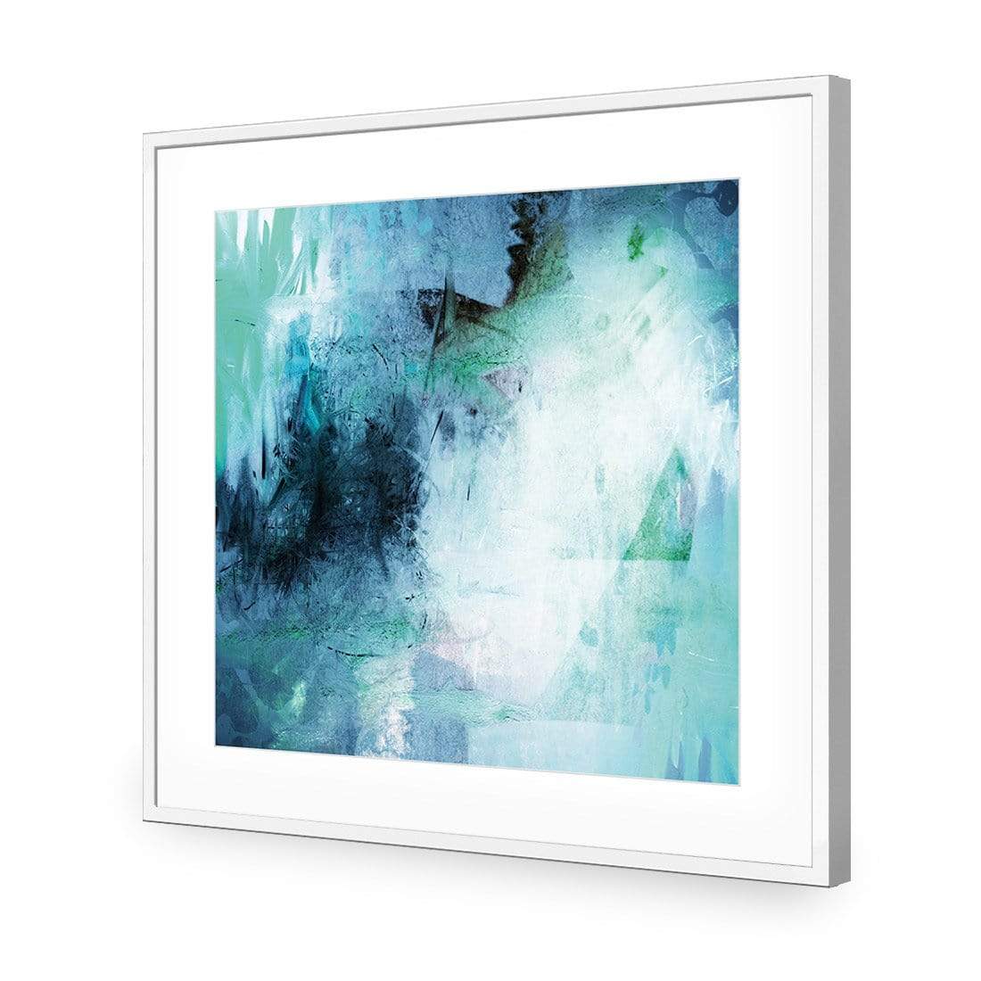 Blue Symphony (square) - wallart-australia - Acrylic Glass With Border