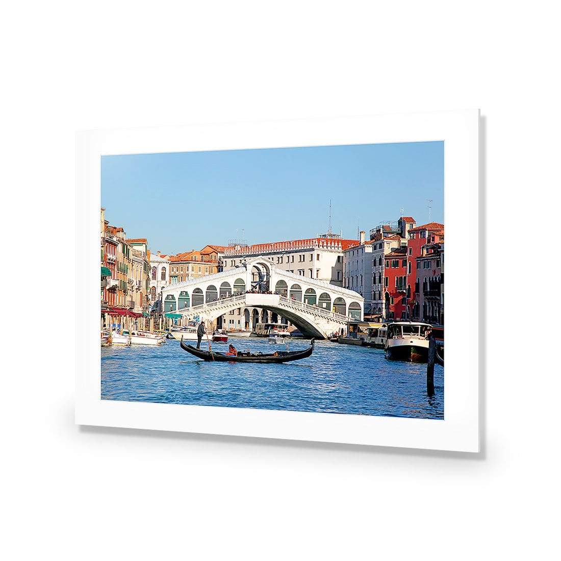 Bridge in Venice, Original - wallart-australia - Acrylic Glass With Border