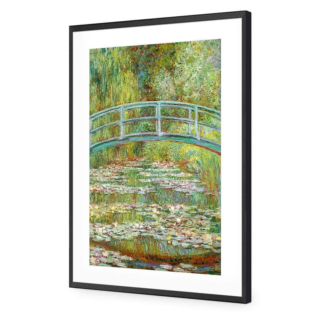 Bridge Over the Sea Rose Pond By Monet - wallart-australia - Acrylic Glass With Border
