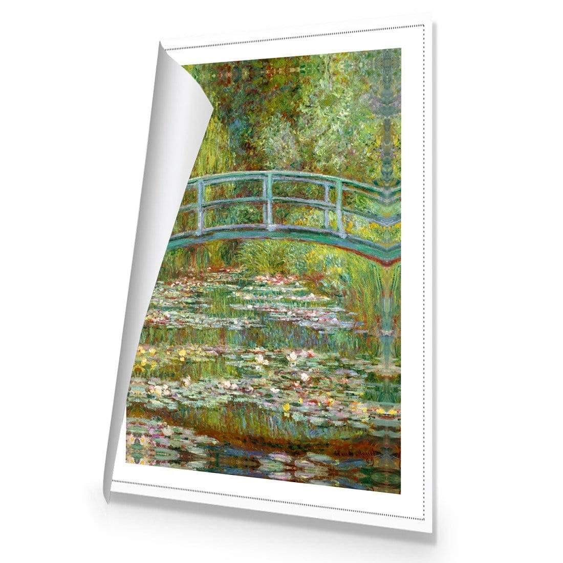 Bridge Over the Sea Rose Pond By Monet - wallart-australia - Canvas