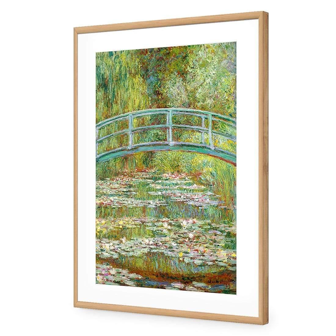 Bridge Over the Sea Rose Pond By Monet - wallart-australia - Acrylic Glass With Border