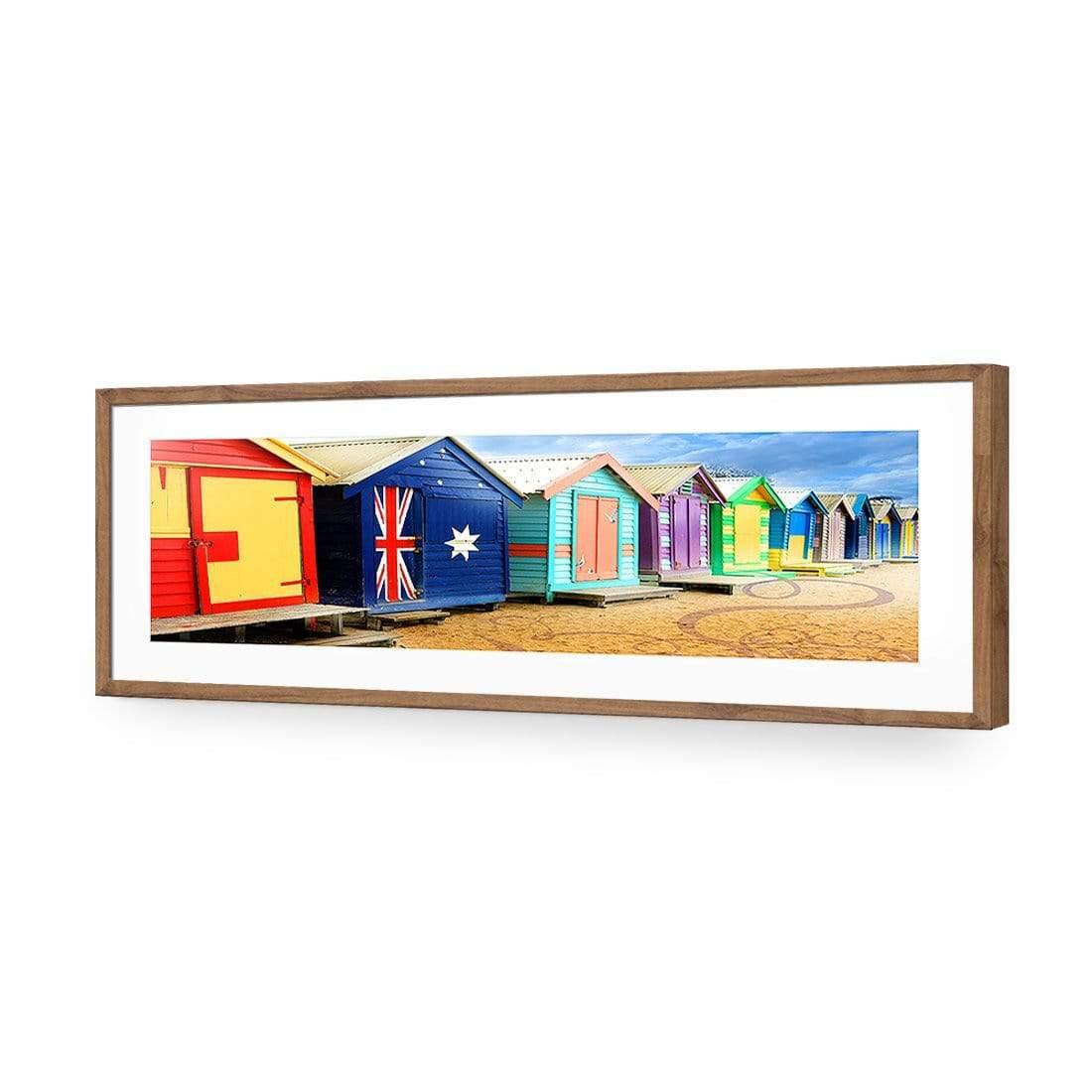 Brighton Beach Boxes, Arty (Long) - wallart-australia - Acrylic Glass With Border