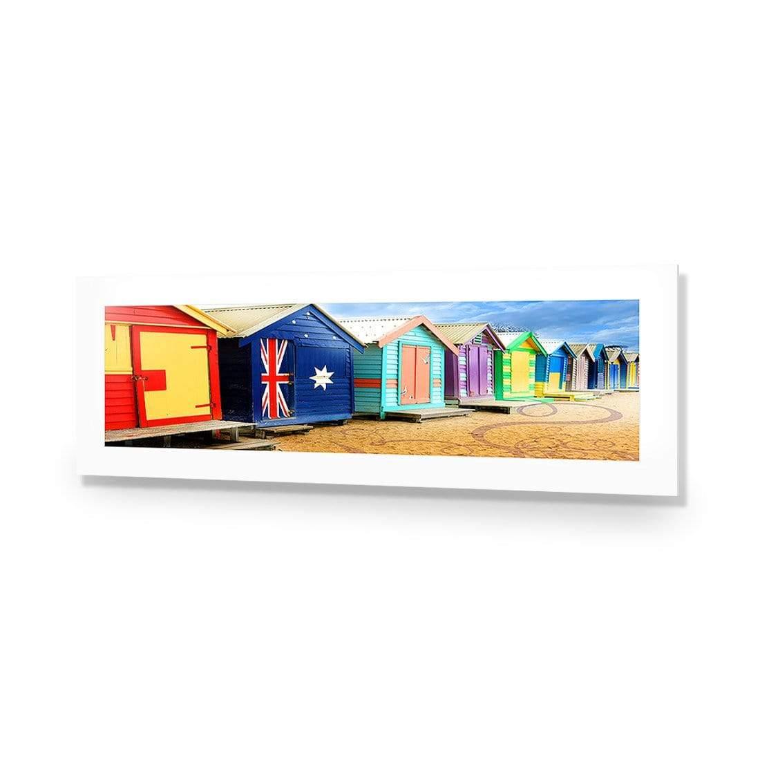 Brighton Beach Boxes, Arty (Long) - wallart-australia - Acrylic Glass With Border