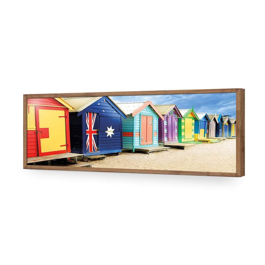 Brighton Beach Boxes, Original (Long) - wallart-australia - Acrylic Glass No Border