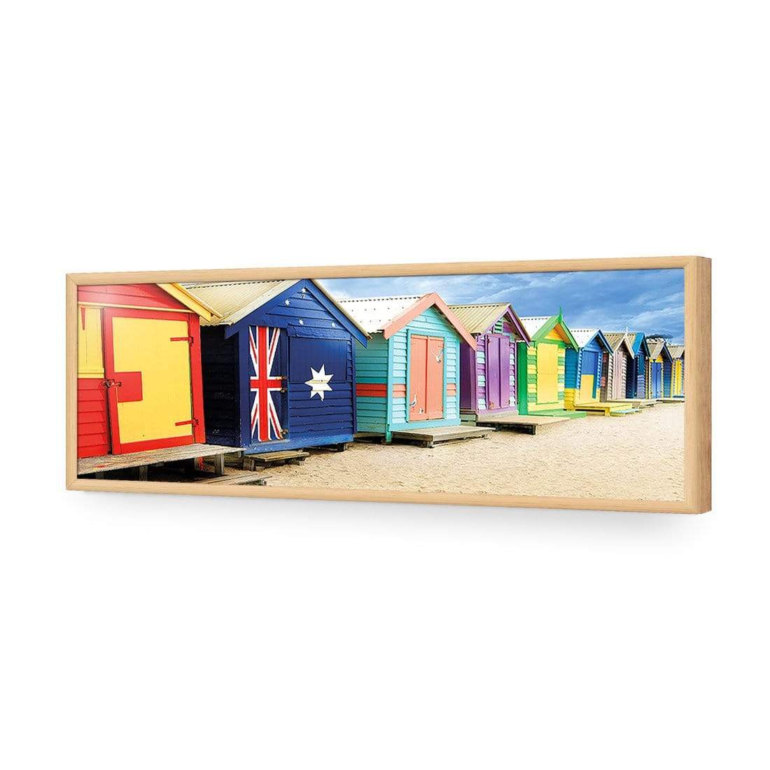 Brighton Beach Boxes, Original (Long) - wallart-australia - Acrylic Glass No Border