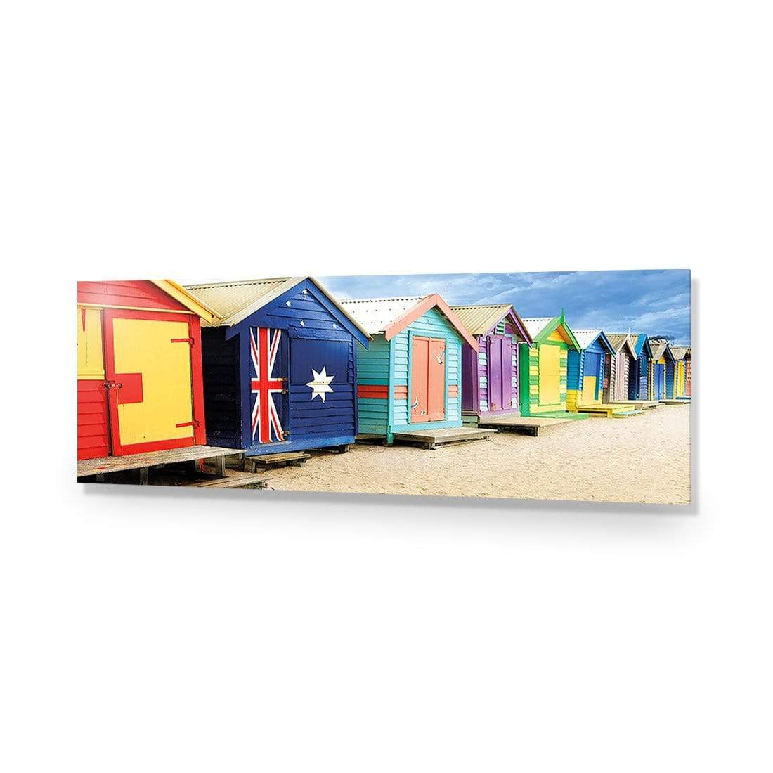 Brighton Beach Boxes, Original (Long) - wallart-australia - Acrylic Glass No Border