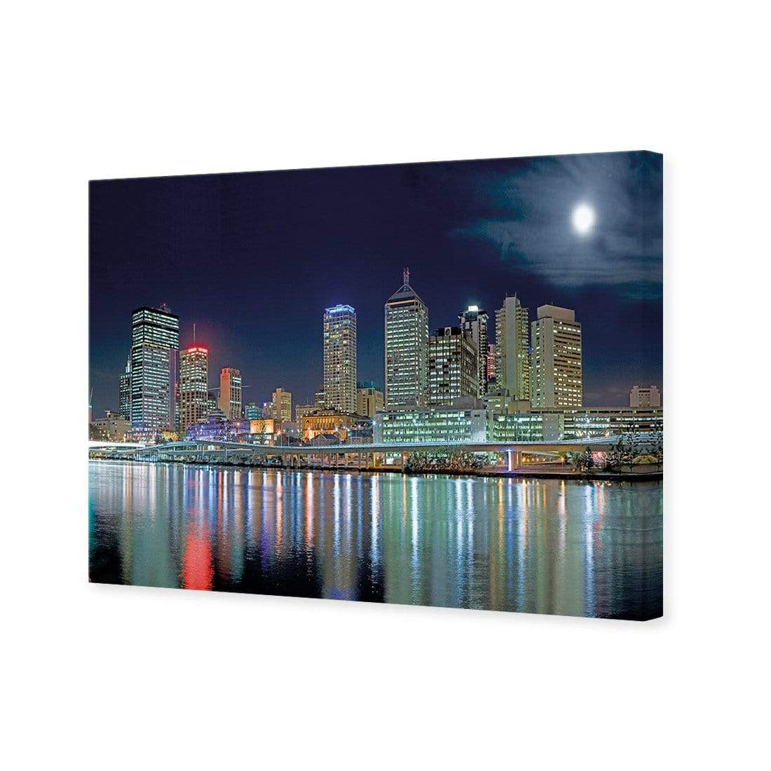 Brisbane in Moonlight, Original - wallart-australia - Canvas