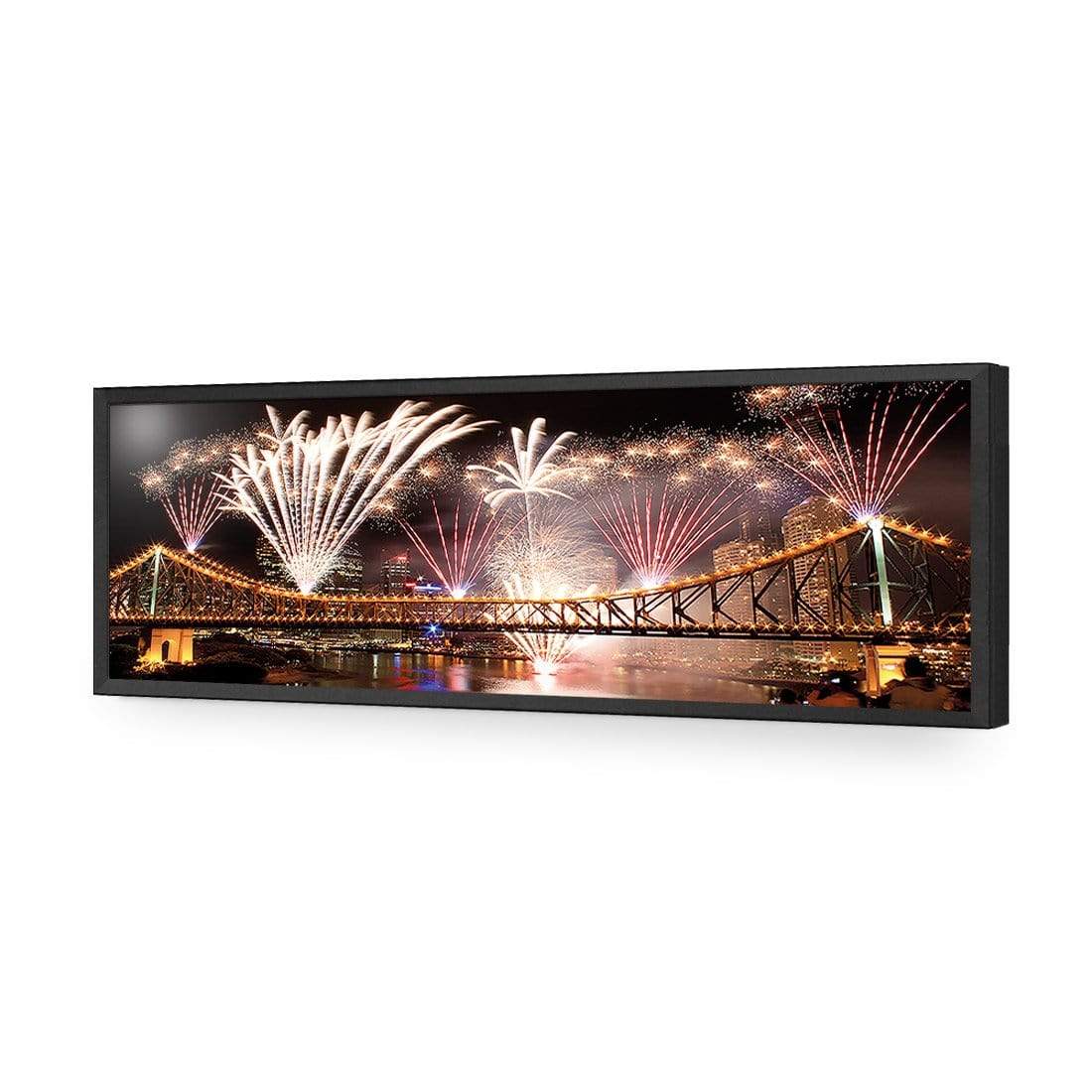 Brisbane Riverfire (long) - wallart-australia - Acrylic Glass No Border