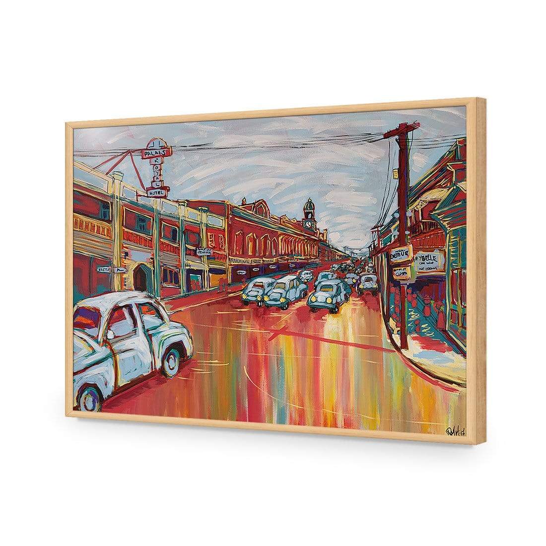 Brisbane Street - wallart-australia - Acrylic Glass No Border