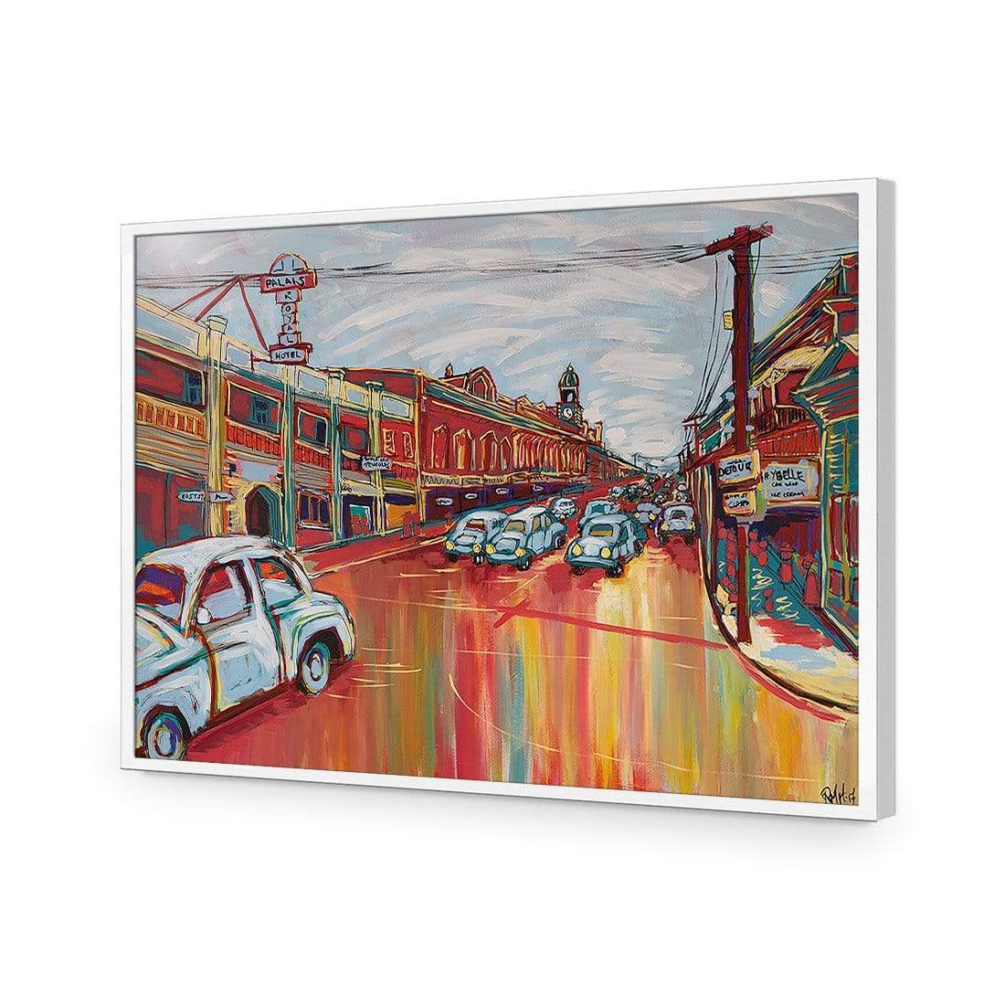 Brisbane Street - wallart-australia - Acrylic Glass No Border