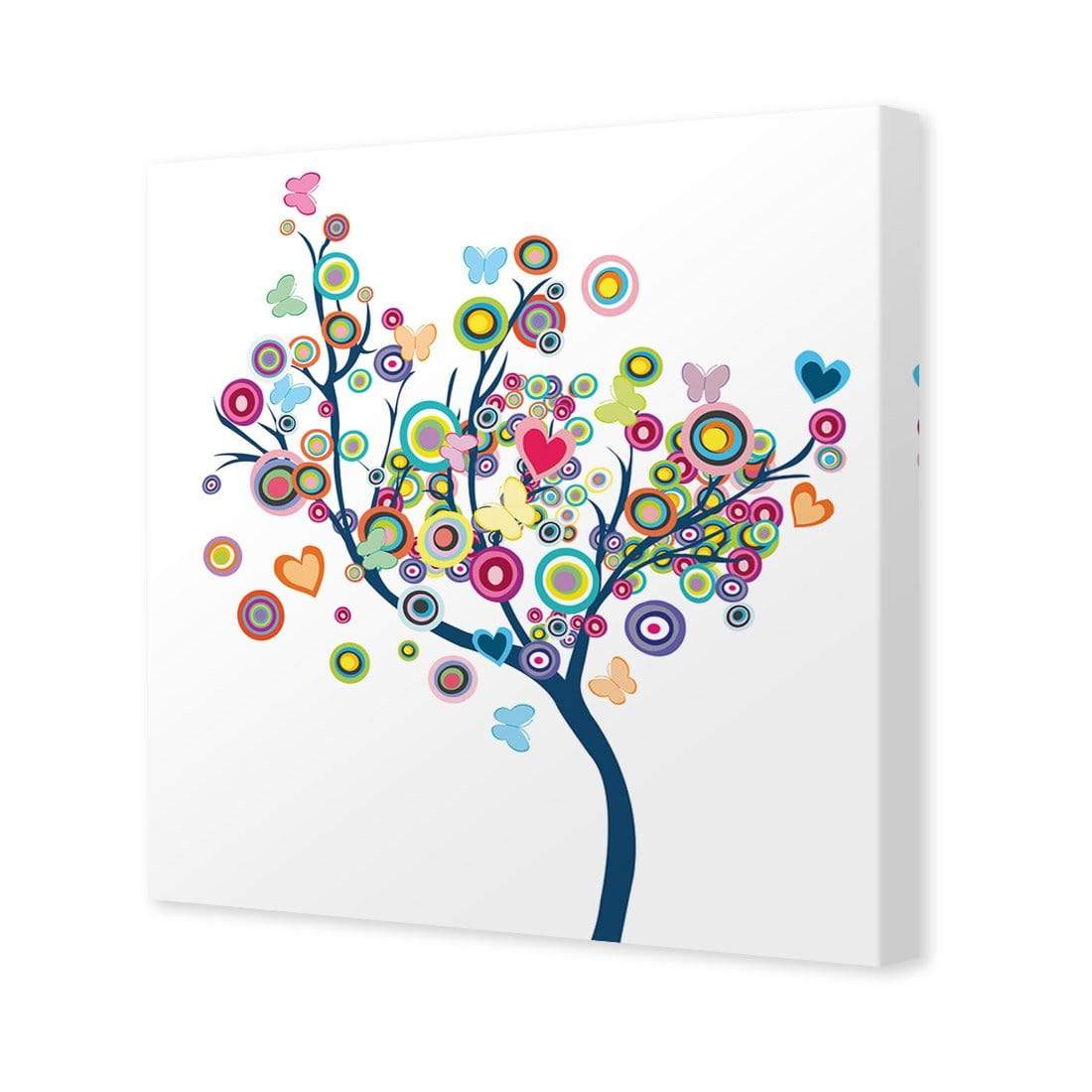 Bubblegum Tree (square) - wallart-australia - Canvas