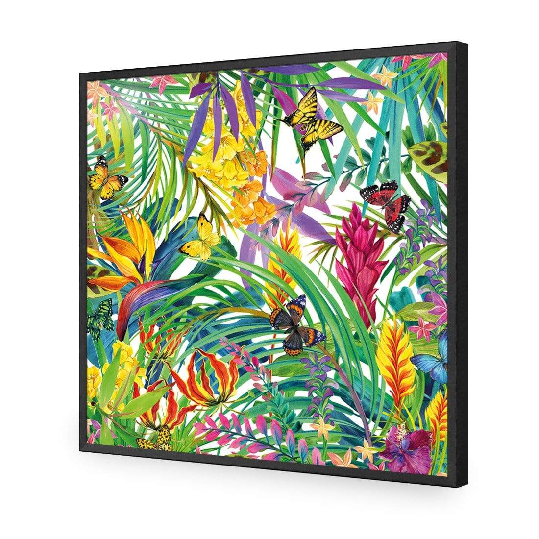 Butterfly Garden (square) - wallart-australia - Acrylic Glass No Border