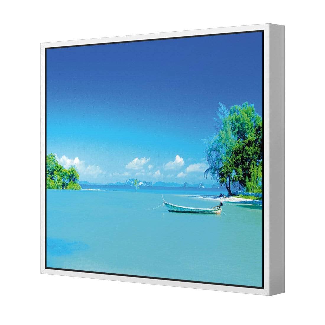 Clear Blue Water (square) - wallart-australia - Canvas
