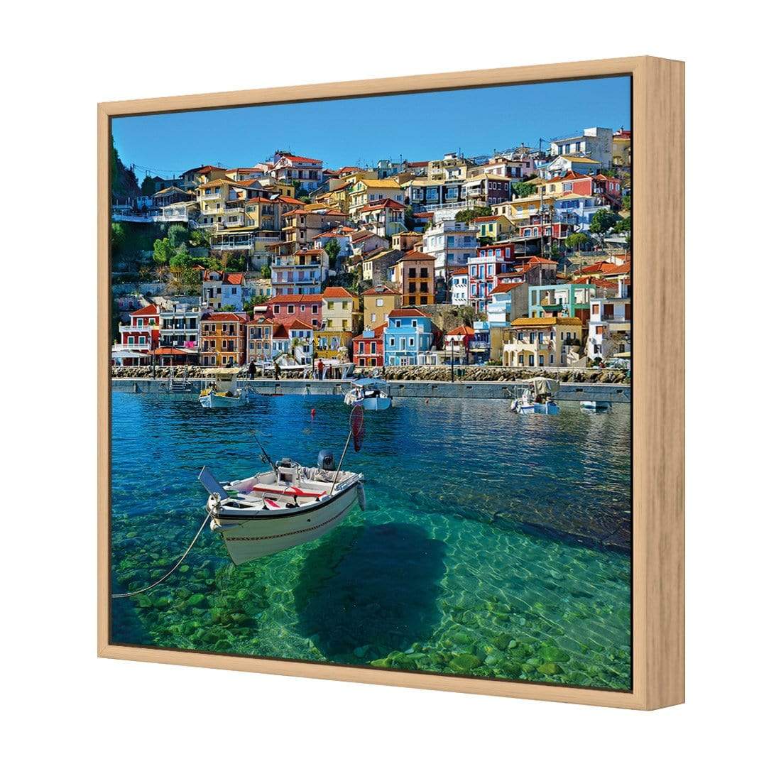 Clear Waters of Greece (square) - wallart-australia - Canvas