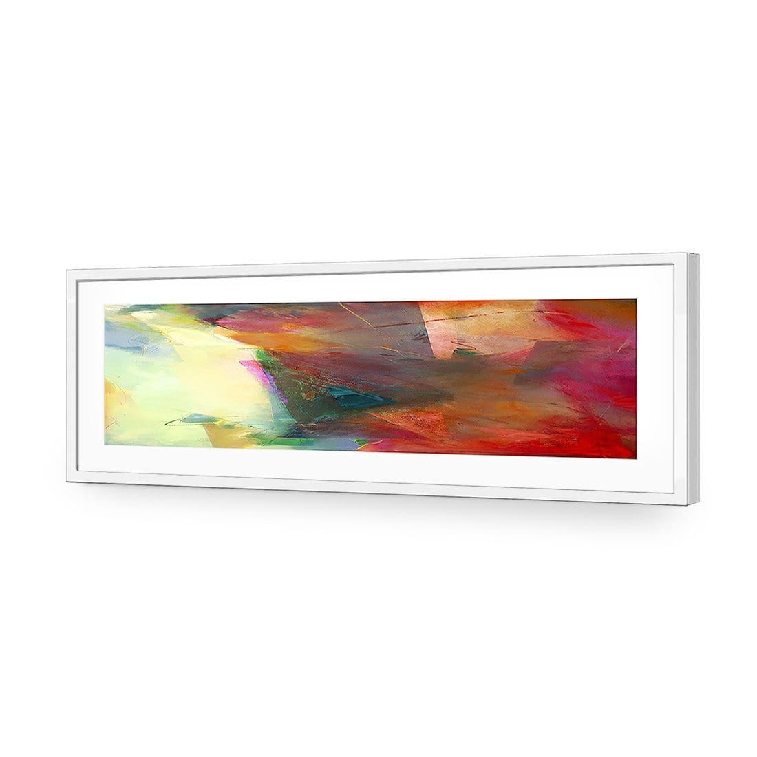 Coloured Palette - Horizontal, Original (Long) - wallart-australia - Acrylic Glass With Border