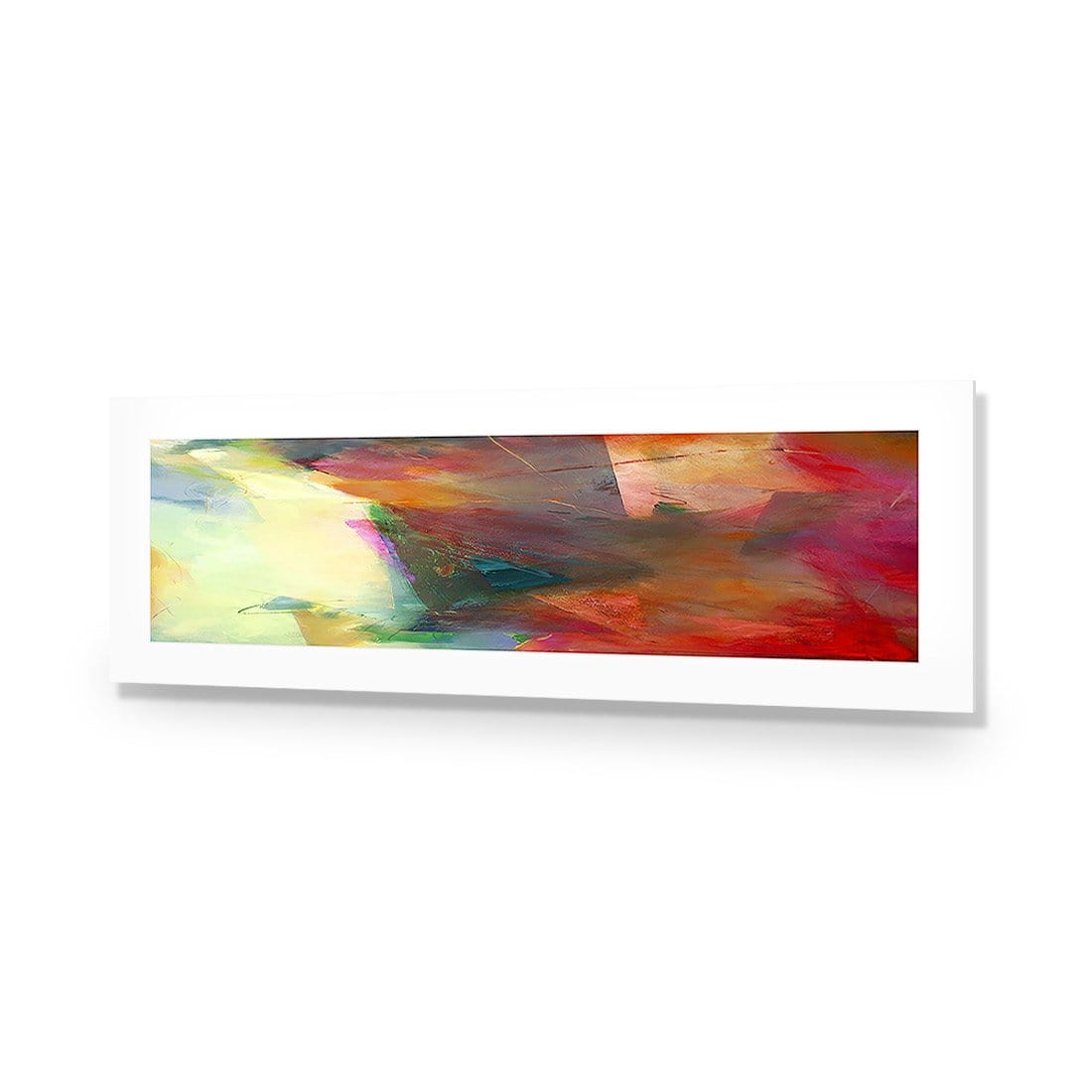 Coloured Palette - Horizontal, Original (Long) - wallart-australia - Acrylic Glass With Border