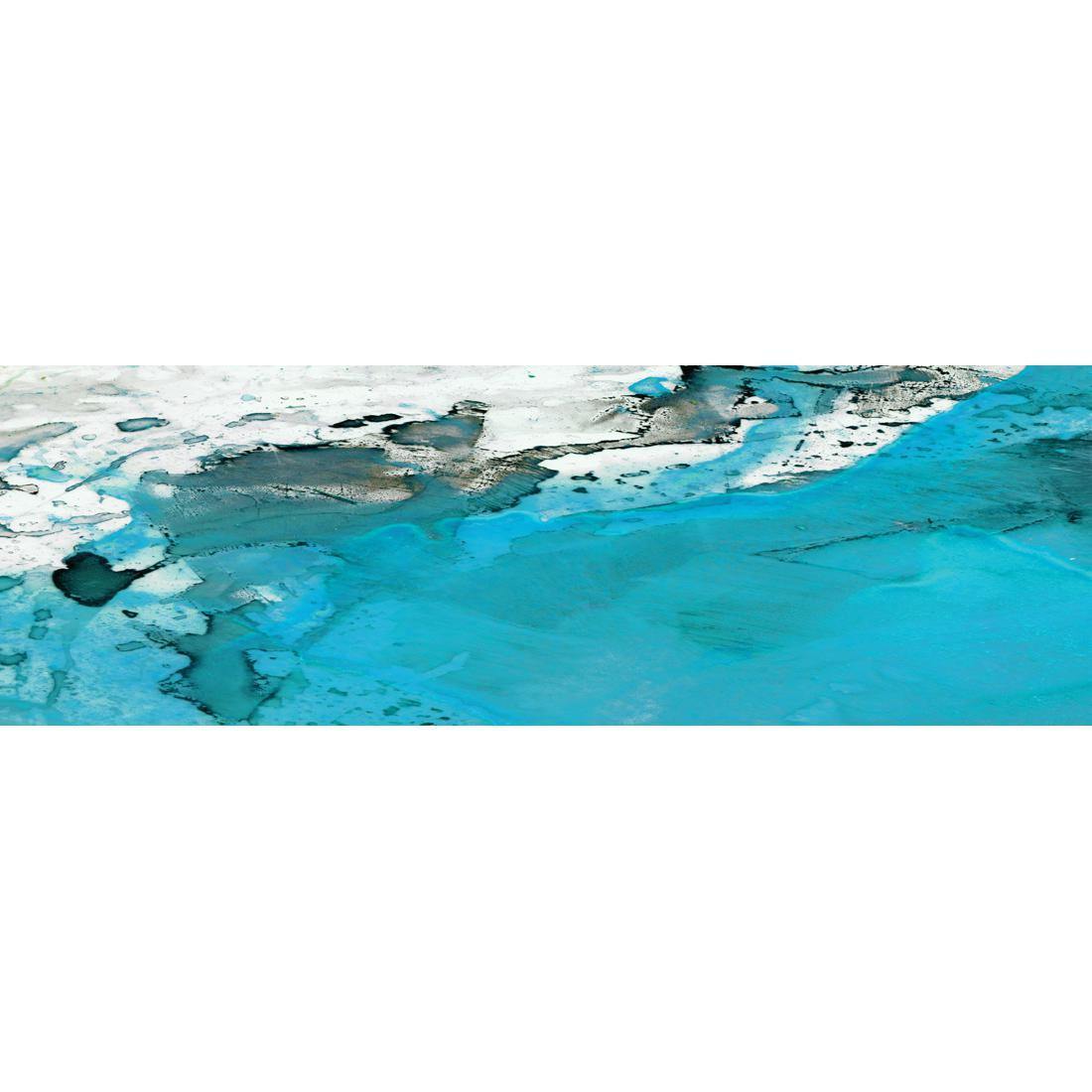 Connotation, Aqua (long) Wall Art | The Canvas Art Factory Australia ...
