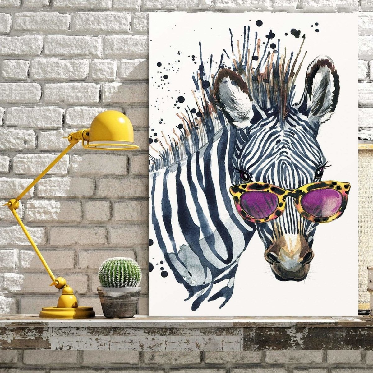 Cool Zebra - wallart-australia - Canvas