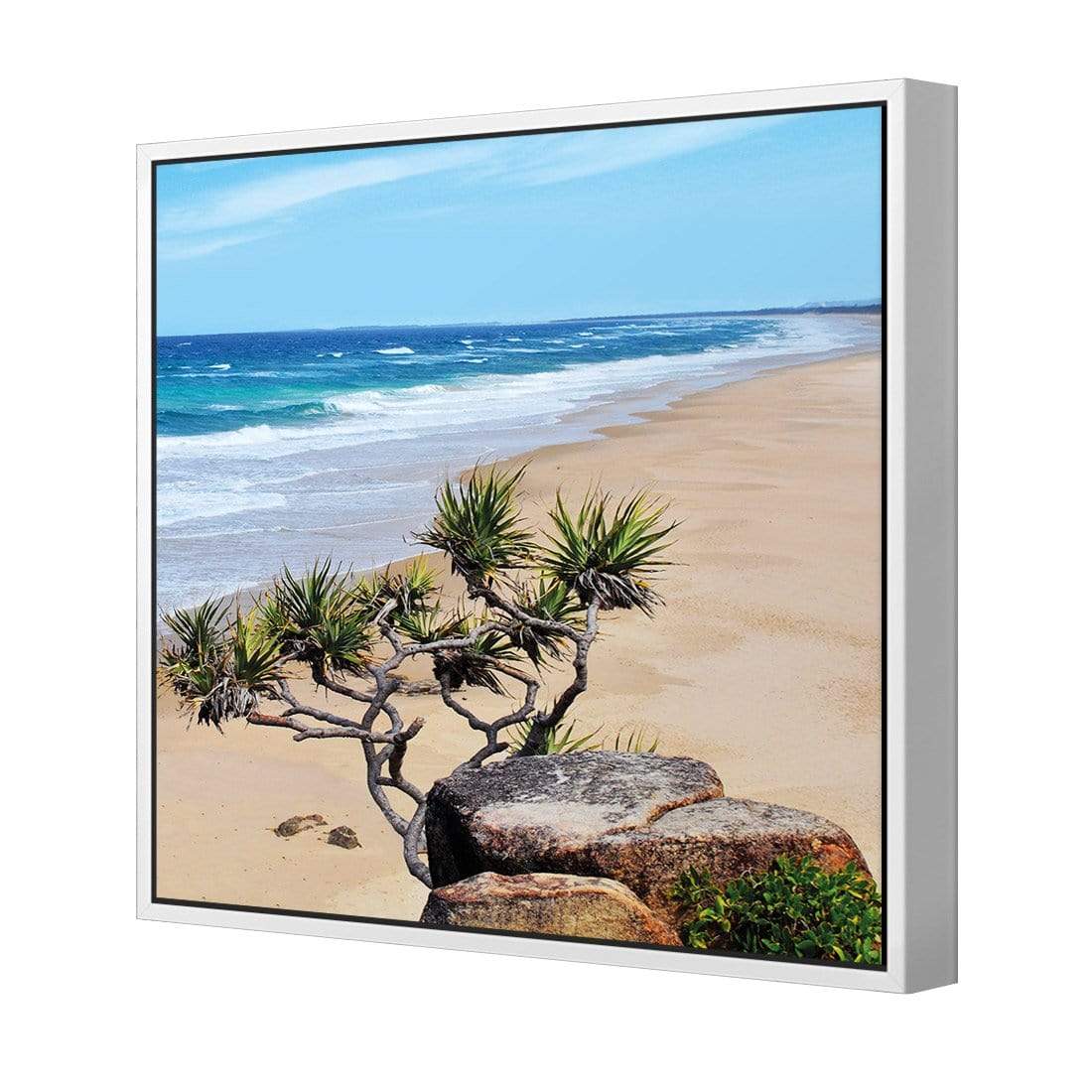 Coolum Beach (square) - wallart-australia - Canvas