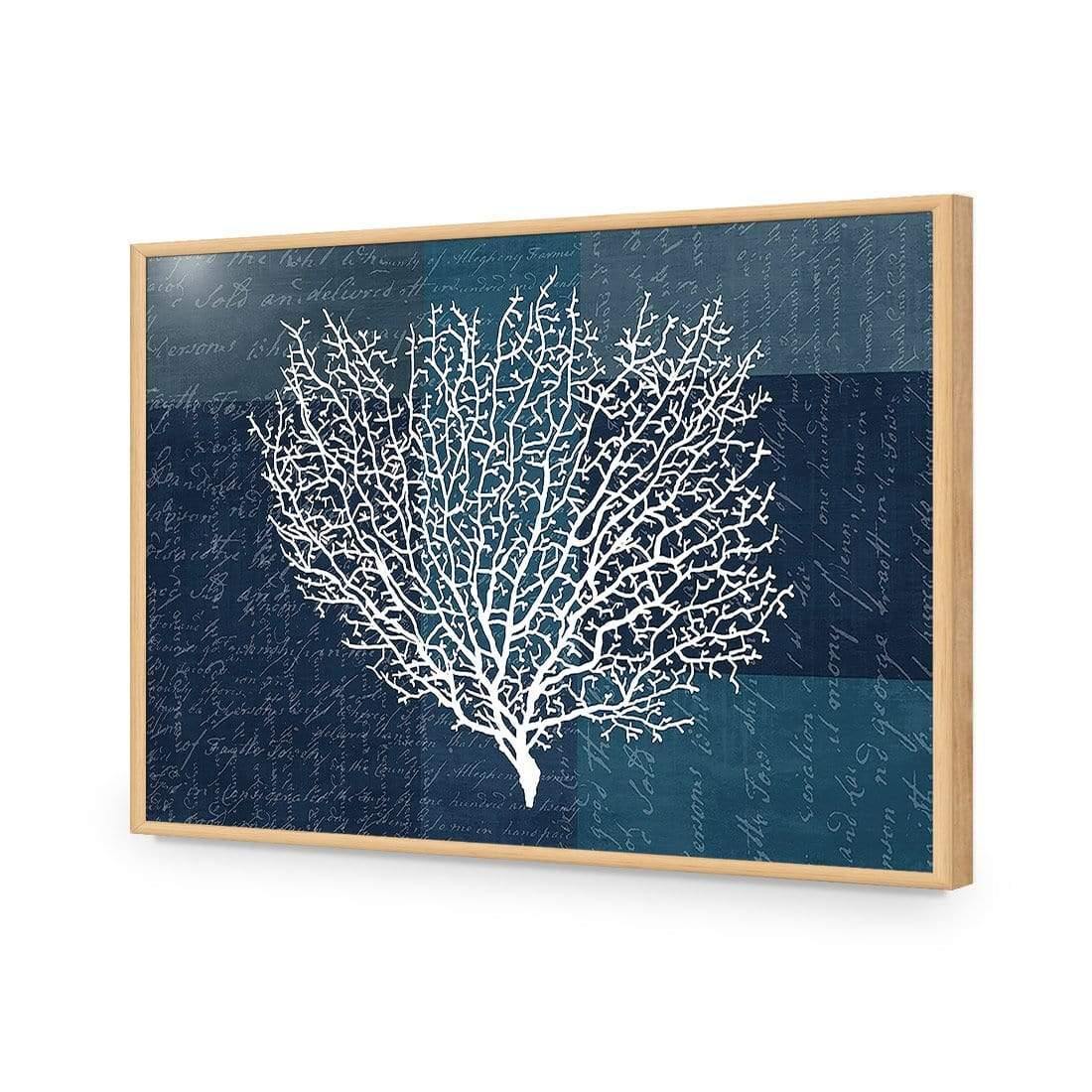 Coral Blue Squared - wallart-australia - Acrylic Glass No Border