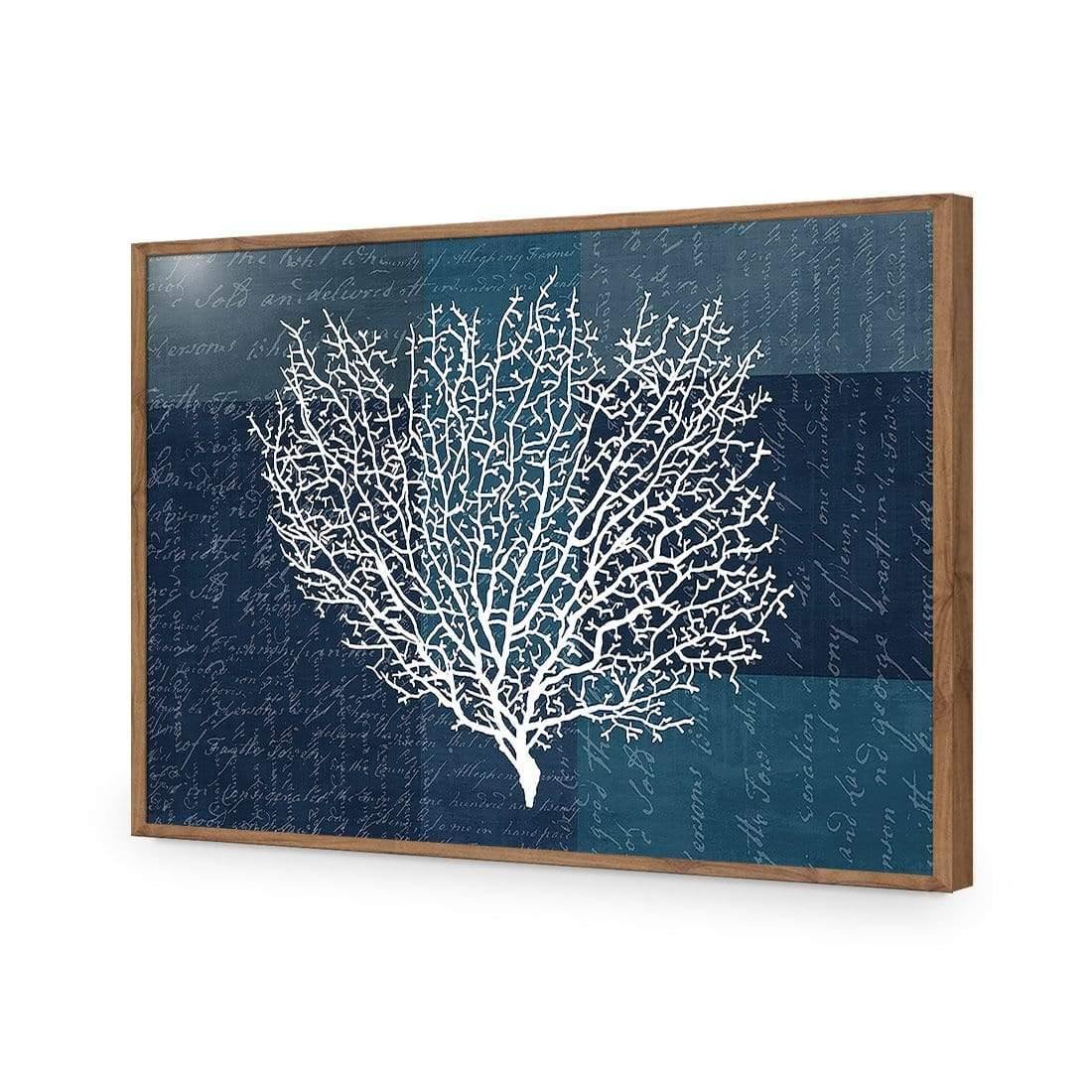 Coral Blue Squared - wallart-australia - Acrylic Glass No Border