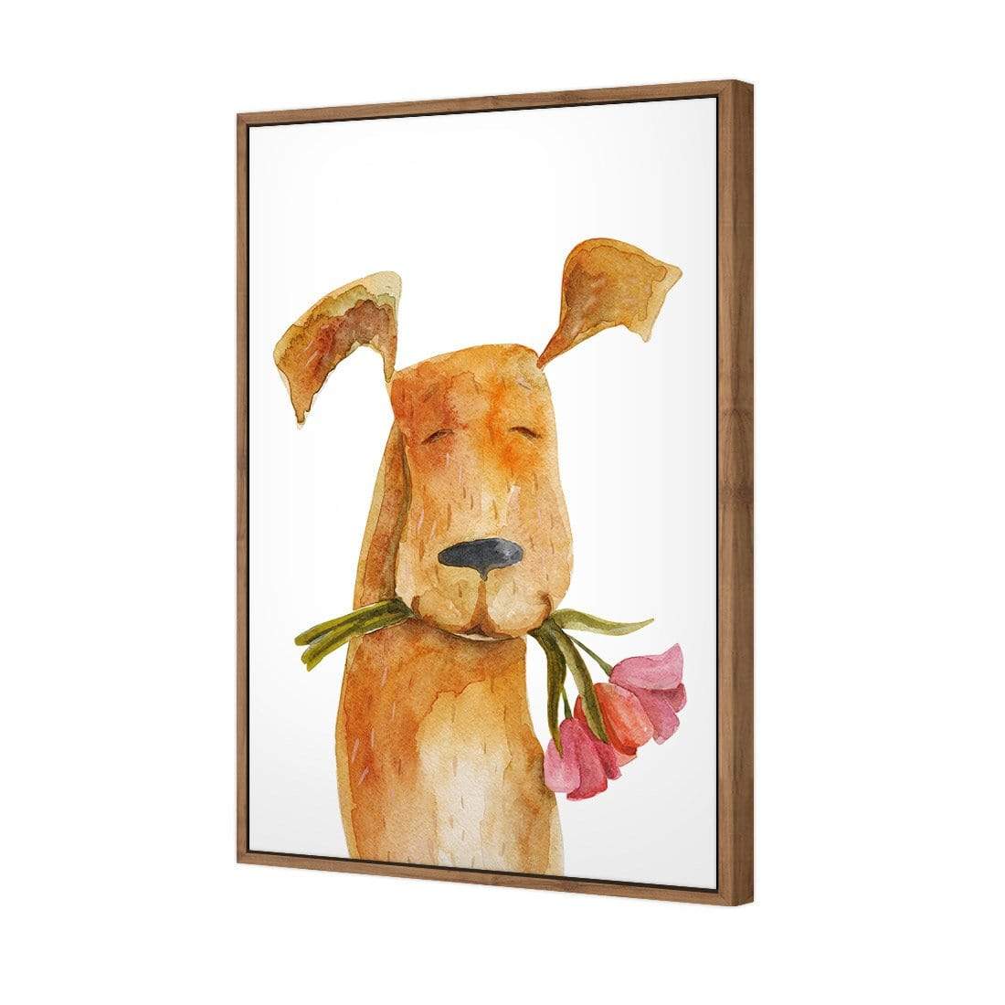 Doggy Valentine - wallart-australia - Canvas