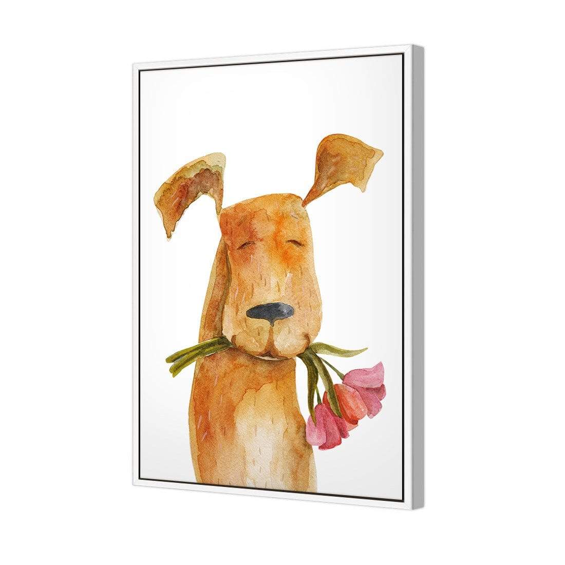 Doggy Valentine - wallart-australia - Canvas