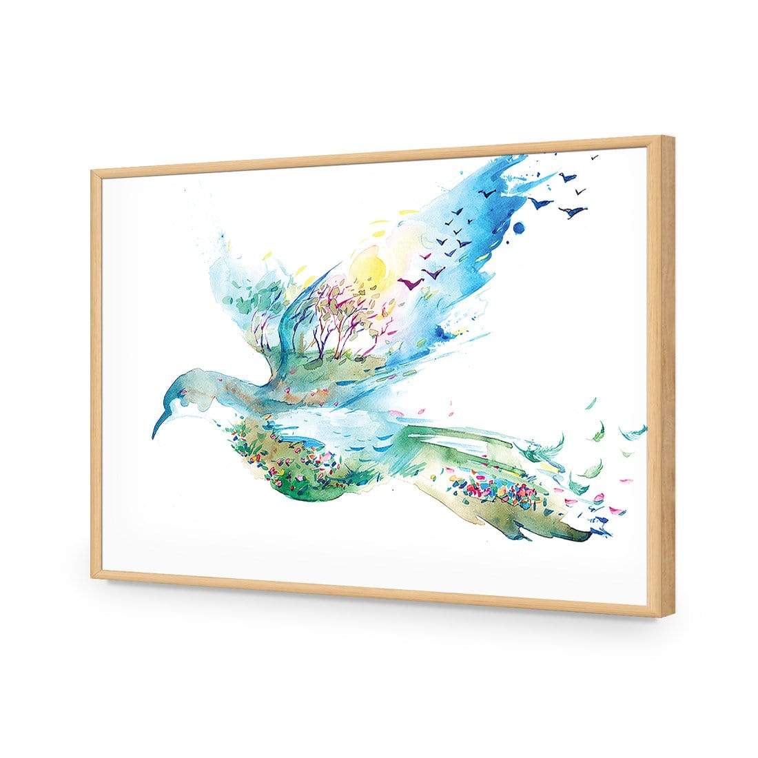 Dove of Peace - wallart-australia - Acrylic Glass No Border