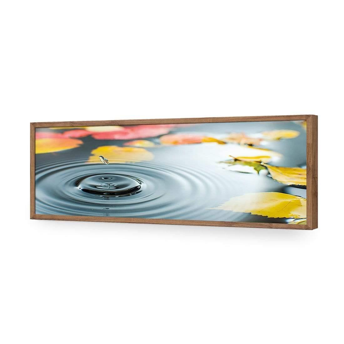 Droplet on Lily Pond, Original (long) - wallart-australia - Acrylic Glass No Border