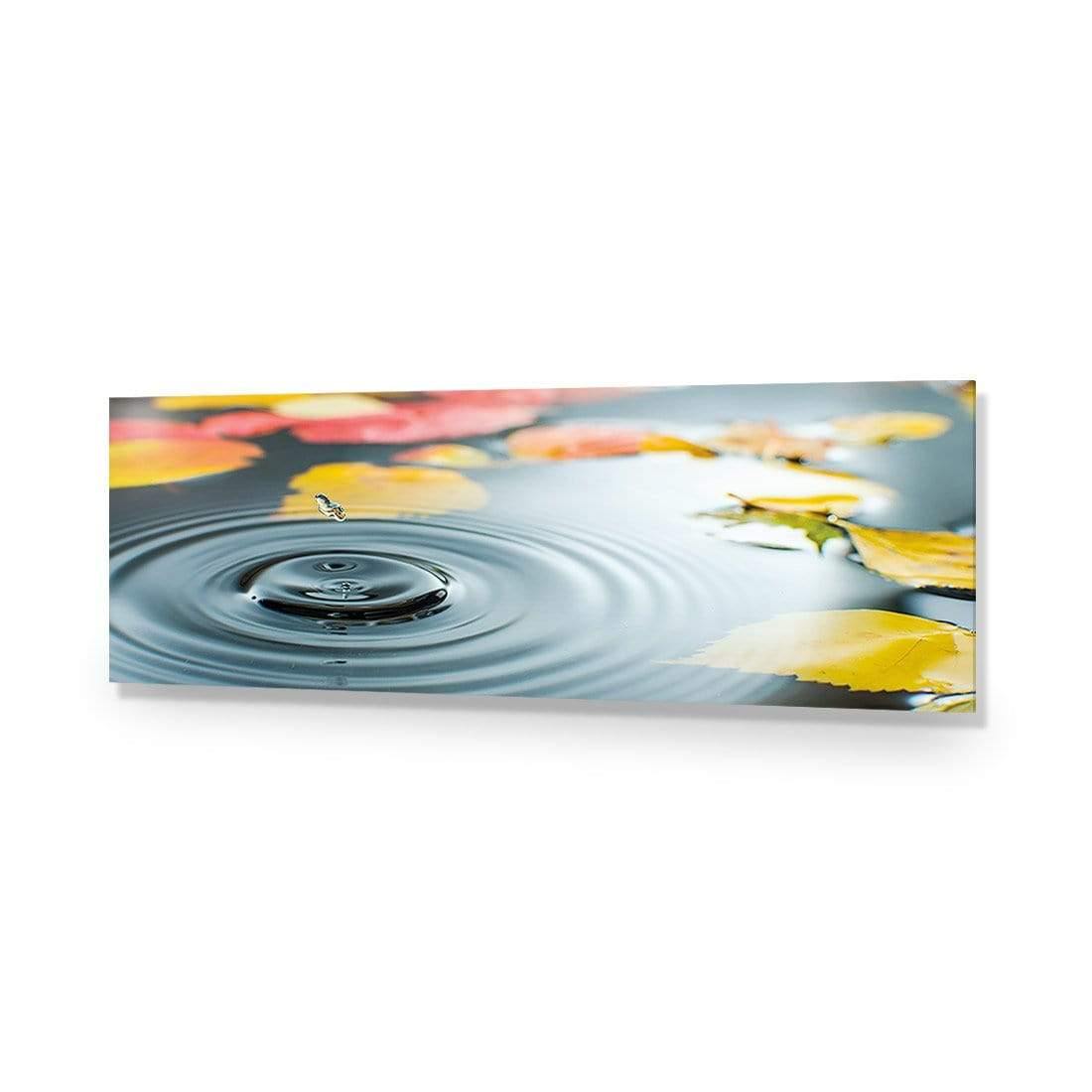 Droplet on Lily Pond, Original (long) - wallart-australia - Acrylic Glass No Border