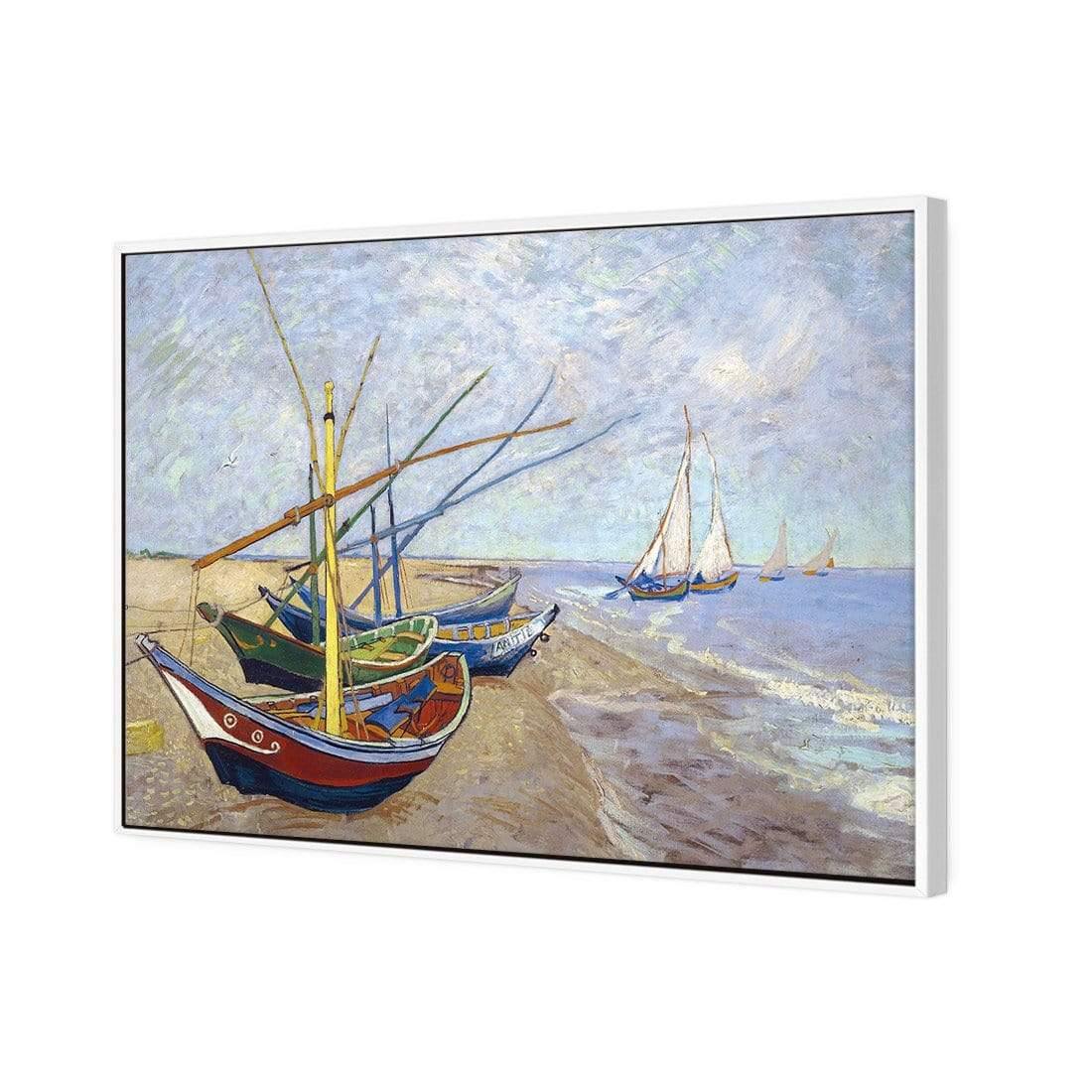 Fishing Boats at Sainte-Marie By Van Gogh - wallart-australia - Canvas