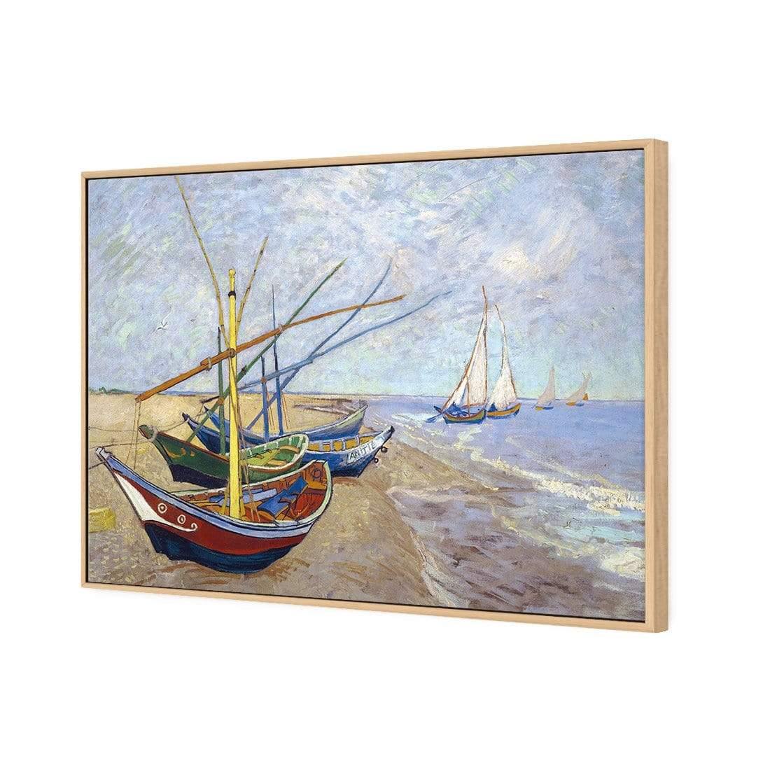 Fishing Boats at Sainte-Marie By Van Gogh - wallart-australia - Canvas