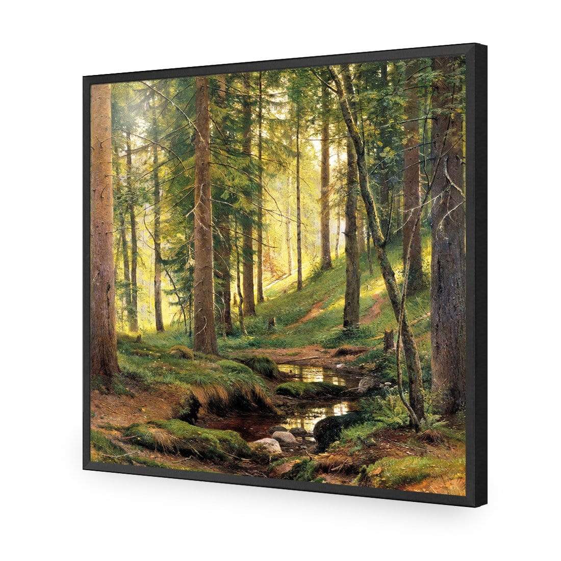 Forest Stream (Square) By Ivan Shishkin - wallart-australia - Acrylic Glass No Border