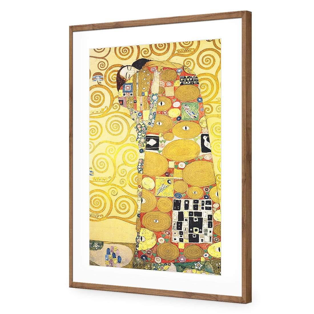 Fulfillment, Stoclet Frieze By Gustav Klimt - wallart-australia - Acrylic Glass With Border