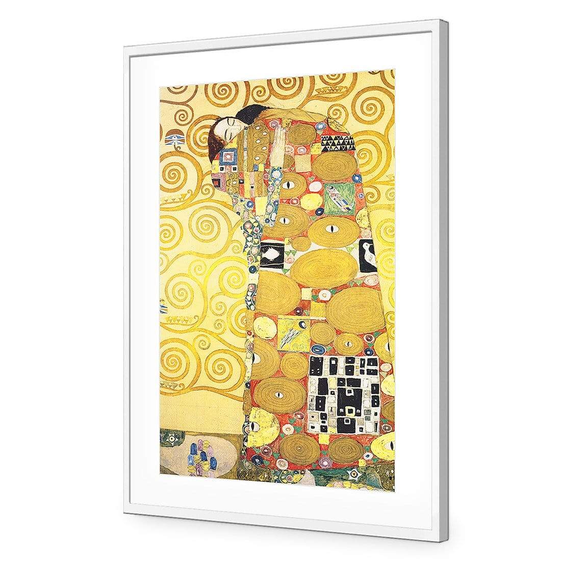 Fulfillment, Stoclet Frieze By Gustav Klimt - wallart-australia - Acrylic Glass With Border