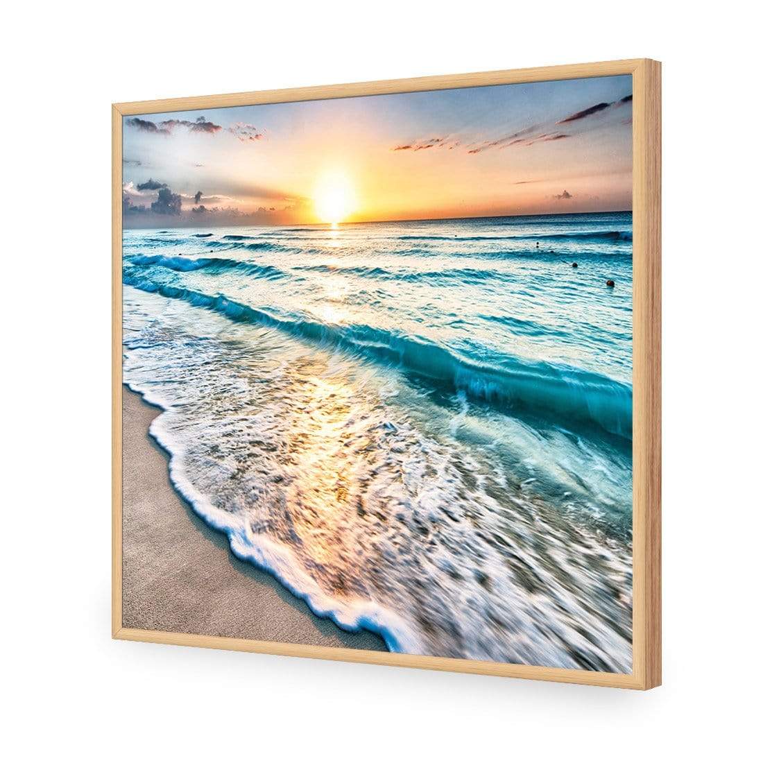 Glimmering Sunrise (square) - wallart-australia - Acrylic Glass No Border