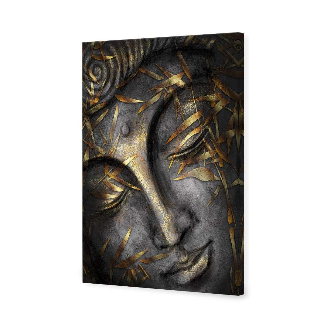 Gold Leafed Buddha 1 - wallart-australia - Canvas
