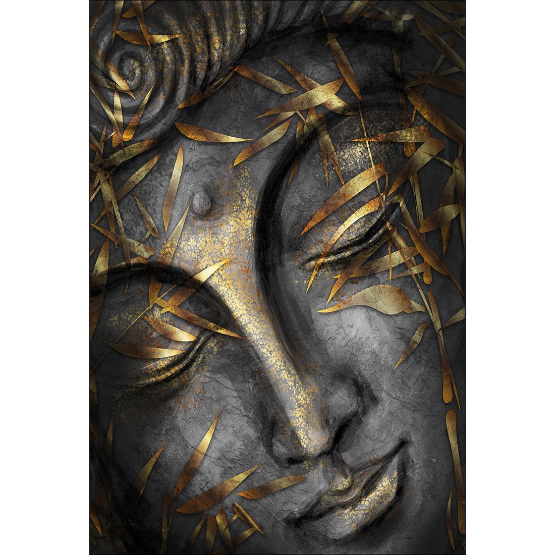 Gold Leafed Buddha 1 - wallart-australia - Canvas