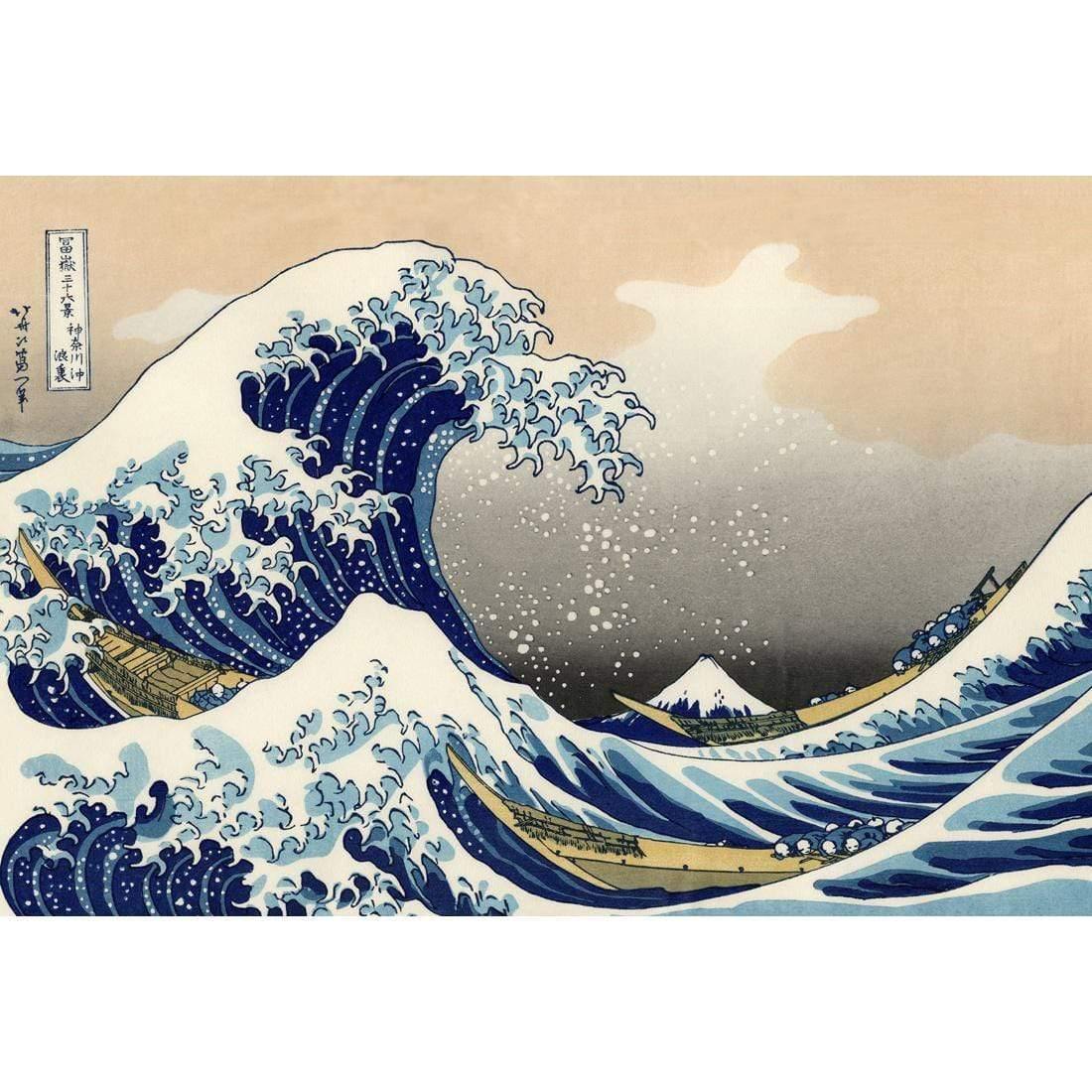 Great Wave off Kanagawa By Hokusai - wallart-australia - Canvas