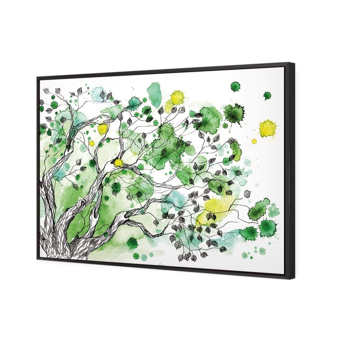 Green Tree Splash - wallart-australia - Canvas